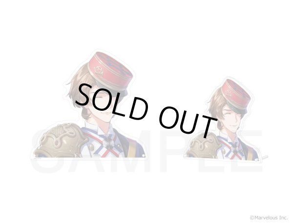 画像4: 【販売期間終了】千銃士:Rhodoknight×mixx garden2023 アクリルバストアップパネル(フランス) (4)