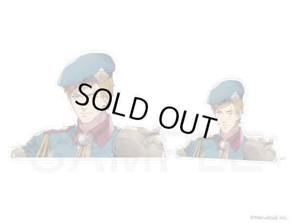 画像2: 【販売期間終了】千銃士:Rhodoknight×mixx garden2023 アクリルバストアップパネル(ドイツ) (2)