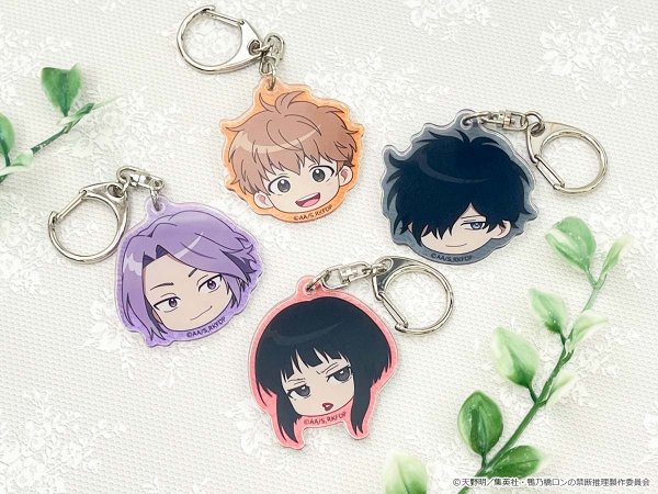 画像3: TVアニメ「鴨乃橋ロンの禁断推理」×COLLABOCAFEHONPO2023 ランダム販売ちびキャラアクリルキーホルダーA (3)