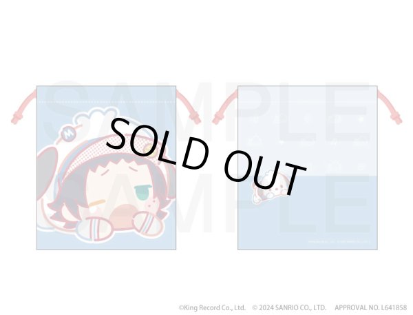 画像3: 【販売期間終了】『ヒプノシスマイク SANRIO NAKAYOKU EDIT』2023 ポケットつき巾着(Buster Bros!!!) (3)
