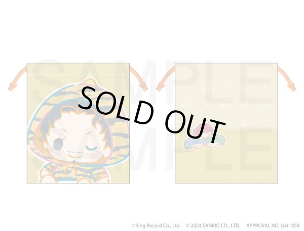 画像4: 【販売期間終了】『ヒプノシスマイク SANRIO NAKAYOKU EDIT』2023 ポケットつき巾着(どついたれ本舗) (4)