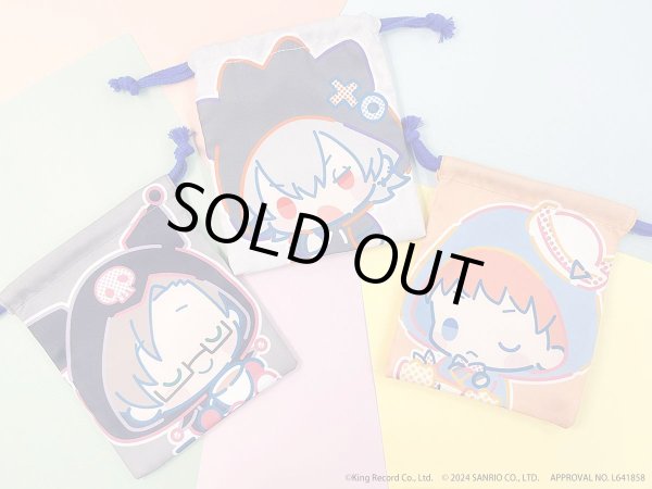 画像5: 【販売期間終了】『ヒプノシスマイク SANRIO NAKAYOKU EDIT』2023 ポケットつき巾着(MAD TRIGGER CREW) (5)