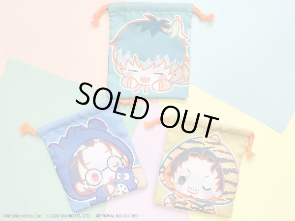 画像5: 【販売期間終了】『ヒプノシスマイク SANRIO NAKAYOKU EDIT』2023 ポケットつき巾着(どついたれ本舗) (5)