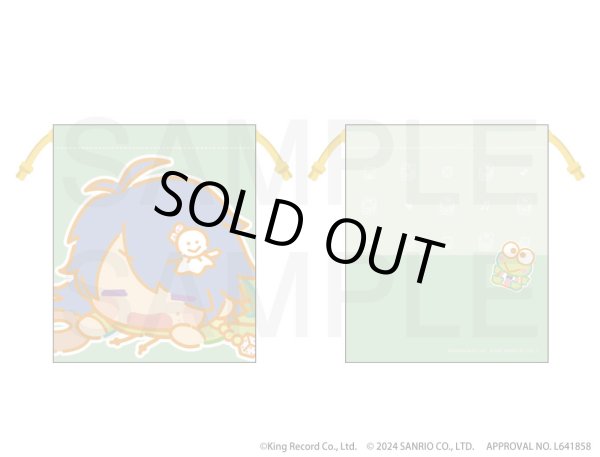 画像4: 【販売期間終了】『ヒプノシスマイク SANRIO NAKAYOKU EDIT』2023 ポケットつき巾着(Fling Posse) (4)