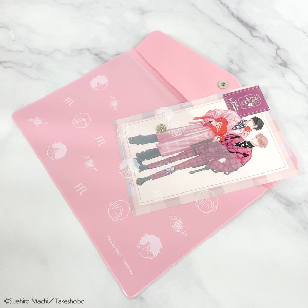 画像3: 末広マチ先生×COLLABOCAFEHONPO BLANC 2024 B6サイズエンベロープケース(末広マチ先生アイコンデザイン) (3)