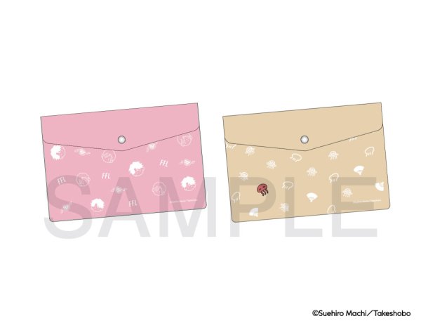 画像2: 末広マチ先生×COLLABOCAFEHONPO BLANC 2024 B6サイズエンベロープケース(末広マチ先生アイコンデザイン) (2)