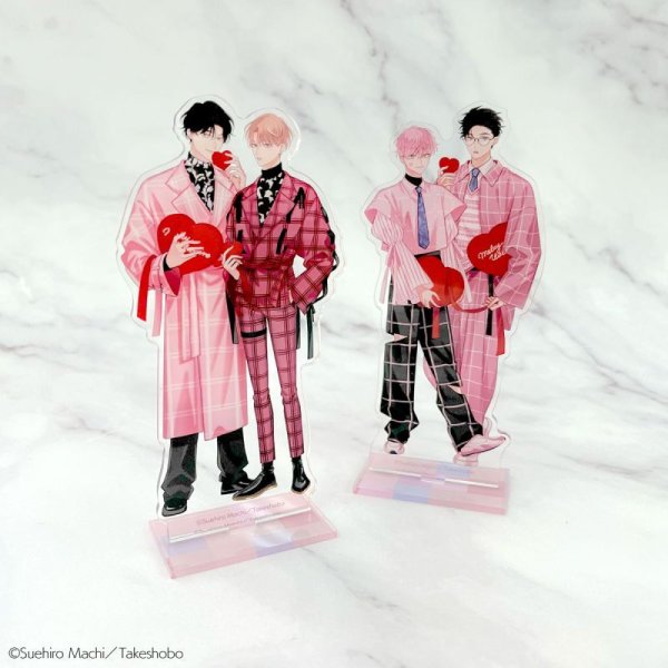 画像3: 末広マチ先生×COLLABOCAFEHONPO BLANC 2024 等身アクリルスタンド(良&全) (3)