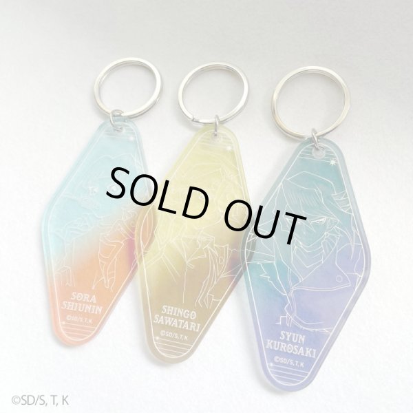 画像3: 【販売期間終了】遊☆戯☆王ARCーV×COLLABOCAFEHONPO BLANC 2024 ランダム販売モーテルキー風アクリルキーホルダーB (3)