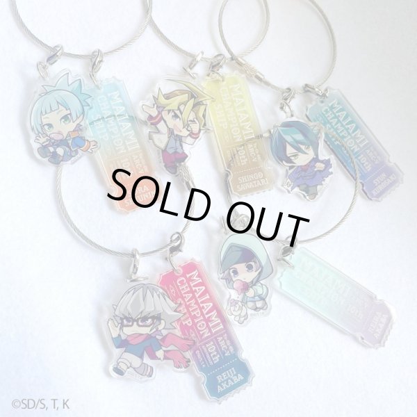 画像4: 【販売期間終了】遊☆戯☆王ARCーV×COLLABOCAFEHONPO BLANC 2024 ランダム販売チケット風アクリルキーホルダーA (4)