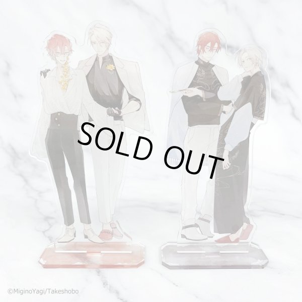 画像3: ミギノヤギ先生×COLLABOCAFEHONPO BLANC 2024 等身アクリルスタンド(薫-くゆる-) (3)