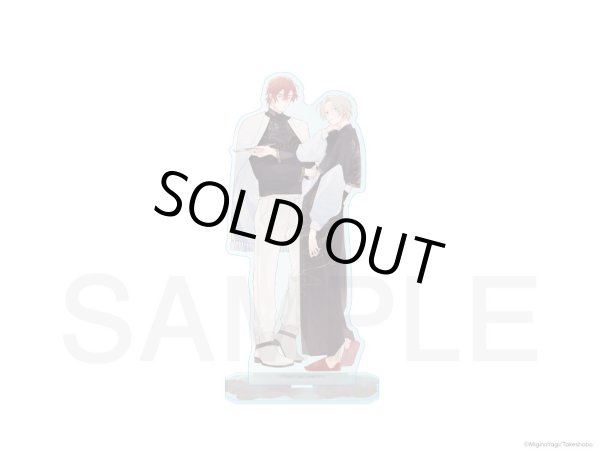 画像1: ミギノヤギ先生×COLLABOCAFEHONPO BLANC 2024 等身アクリルスタンド(薫-くゆる-) (1)