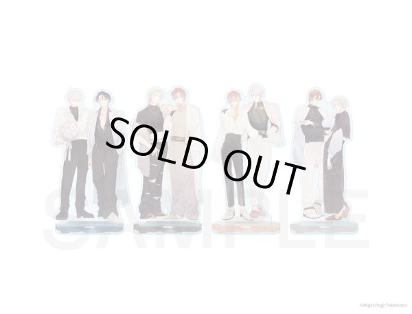 画像2: ミギノヤギ先生×COLLABOCAFEHONPO BLANC 2024 等身アクリルスタンド(薫-くゆる-) (2)