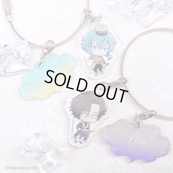 画像2: 【販売期間終了】千銃士:Rhodoknight×mixx garden 2024 トレーディングおなまえワイヤーキーリングvol.3(アメリカ・ベルギー・イタリア) (2)