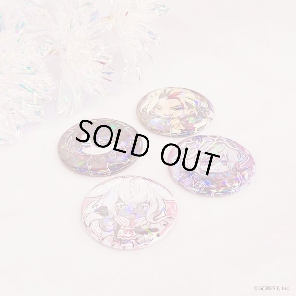 画像3: 【販売期間終了】夢職人と忘れじの黒い妖精×COLLABOCAFEHONPO 2024 ランダム販売ちびキャラホログラム缶バッジA (3)