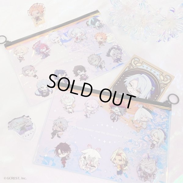 画像2: 【販売期間終了】夢職人と忘れじの黒い妖精×COLLABOCAFEHONPO 2024 ちびキャラオーロラポーチB (2)