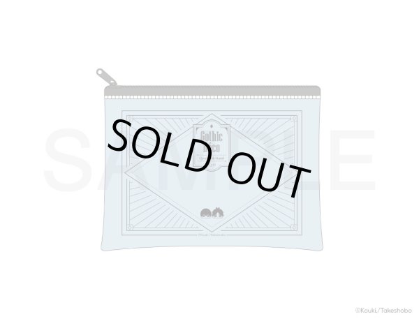 画像1: Qpa DRINK STAND×きゃらドリ!! BLANC 第2弾 2024 クリアフラットポーチ(制服、深夜2時。) (1)