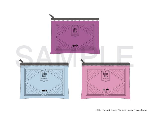 画像2: Qpa DRINK STAND×きゃらドリ!! BLANC 第2弾 2024 クリアフラットポーチ(メメントスカーレット) (2)
