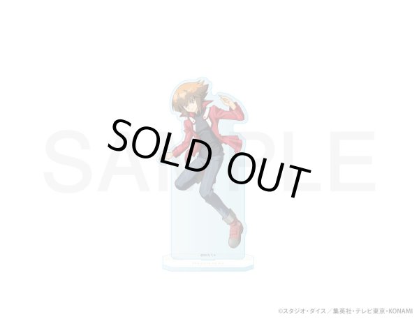 画像1: 【販売期間終了】遊☆戯☆王デュエルモンスターズGX×COLLABOCAFEHONPO BLANC 2024 等身BIGアクリルスタンド(遊城 十代) (1)