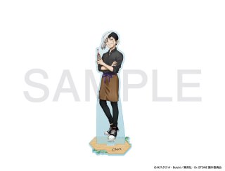 Dr.STONE あさぎりゲン コースター 等身 科学料亭 アモカフェ Dr.STONE AMOCAFE コラボカフェ コースター あさぎりゲン 等身