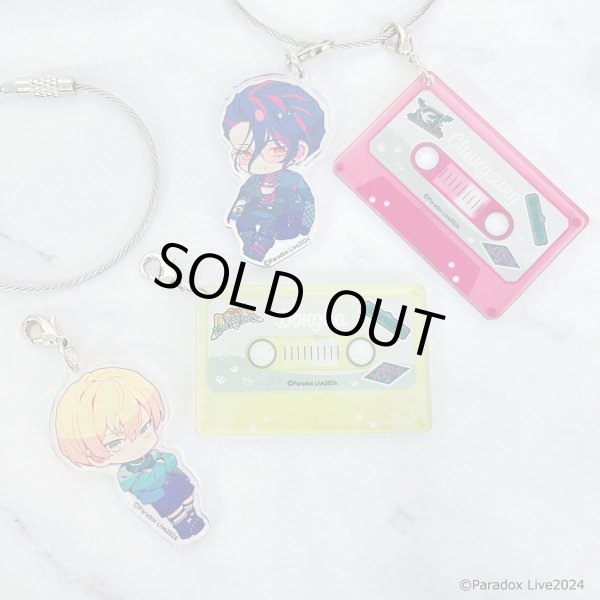 画像3: 【販売期間終了】Paradox Live×COLLABOCAFEHONPO BLANC 2024 ランダム販売カセットテープ風アクリルワイヤーチャームA (3)