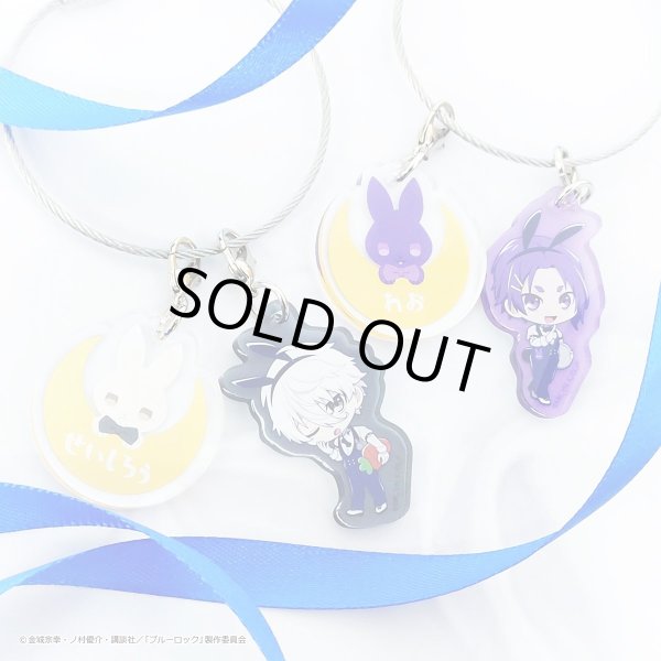 画像2: 【販売期間終了】TVアニメ「ブルーロック」×mixx garden 2024 第2弾 トレーディングおなまえワイヤーキーリング (2)