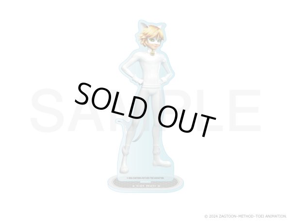 画像1: 【販売期間終了】ミラキュラス レディバグ＆シャノワール×COLLABOCAFEHONPO BLANC 2024 等身アクリルスタンド(シャノワール／ウェディング) (1)