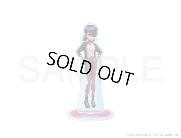 画像1: 【販売期間終了】ミラキュラス レディバグ＆シャノワール×COLLABOCAFEHONPO BLANC 2024 等身アクリルスタンド(マリネット／ミラキュラス・ワールド パリ) (1)