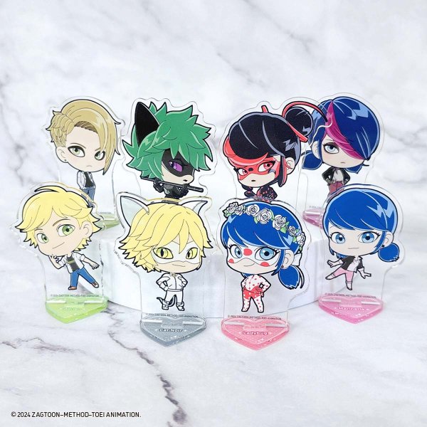 画像6: ミラキュラス レディバグ&シャノワール×COLLABOCAFEHONPO BLANC 2024 ランダム販売ちびキャラアクリルスタンドB (6)