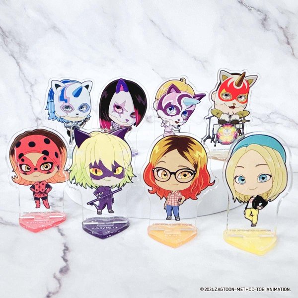 画像4: ミラキュラス レディバグ&シャノワール×COLLABOCAFEHONPO BLANC 2024 ランダム販売ちびキャラアクリルスタンドA (4)