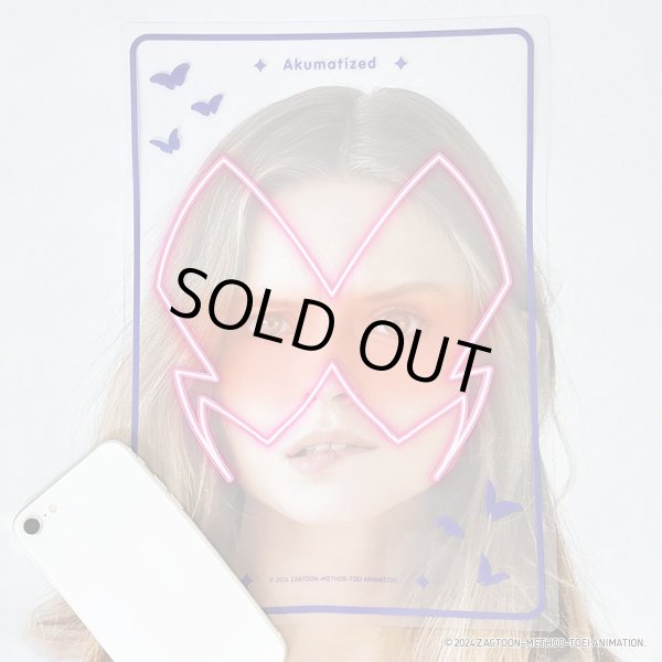 画像2: 【販売期間終了】ミラキュラス レディバグ＆シャノワール×COLLABOCAFEHONPO BLANC 2024 アクマタイズ風BIGクリアカード (2)