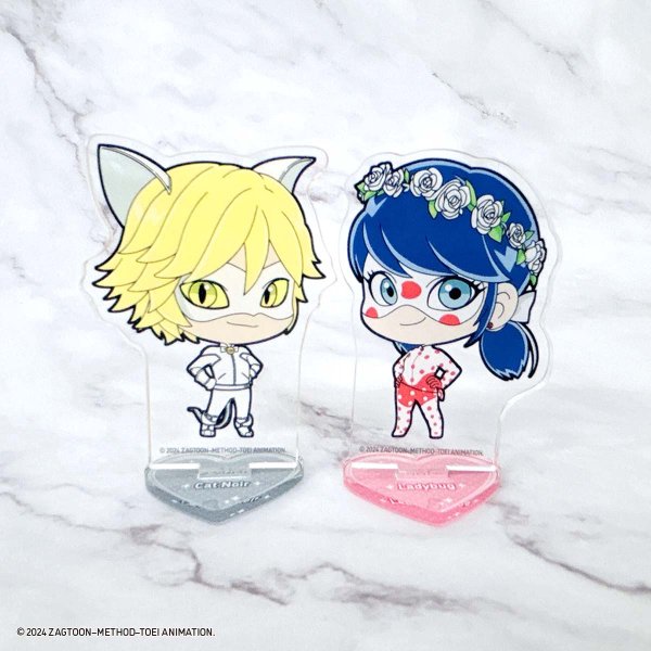 画像2: ミラキュラス レディバグ&シャノワール×COLLABOCAFEHONPO BLANC 2024 ランダム販売ちびキャラアクリルスタンドB (2)