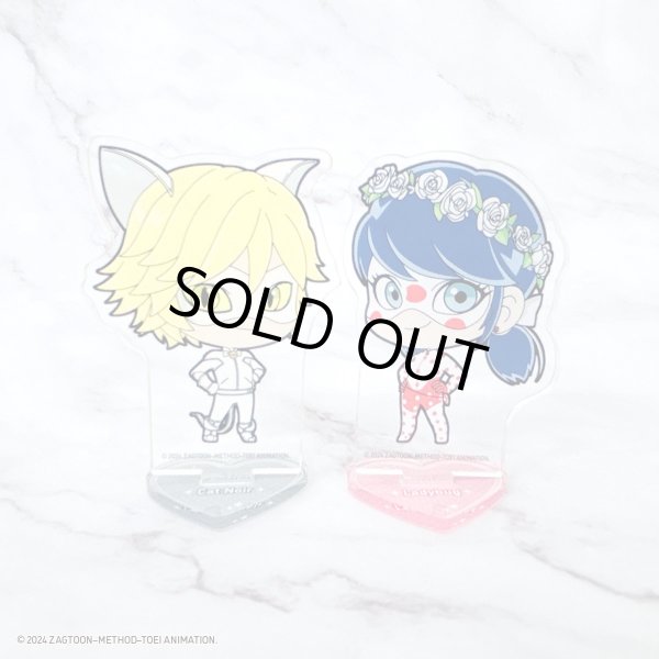 画像2: 【販売期間終了】ミラキュラス レディバグ＆シャノワール×COLLABOCAFEHONPO BLANC 2024 ランダム販売ちびキャラアクリルスタンドB (2)