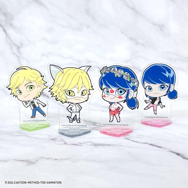 画像4: ミラキュラス レディバグ&シャノワール×COLLABOCAFEHONPO BLANC 2024 ランダム販売ちびキャラアクリルスタンドB (4)
