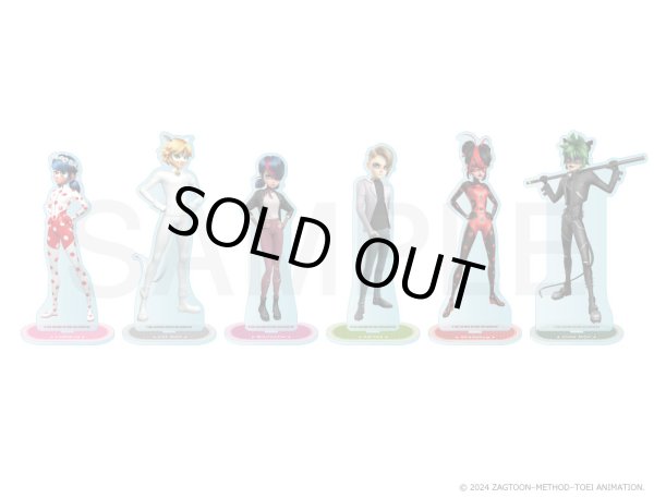 画像2: 【販売期間終了】ミラキュラス レディバグ＆シャノワール×COLLABOCAFEHONPO BLANC 2024 等身アクリルスタンド(シャノワール／ウェディング) (2)