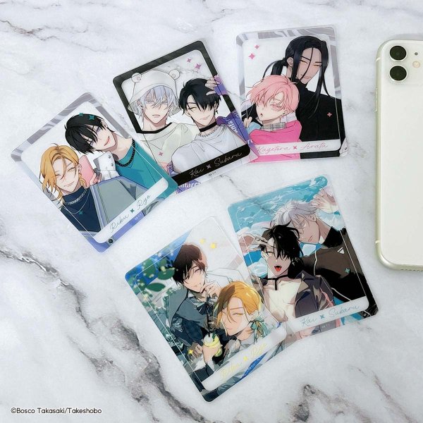 画像2: 高崎ぼすこ先生×COLLABOCAFEHONPO BLANC 2025 ランダム販売クリアカード (2)