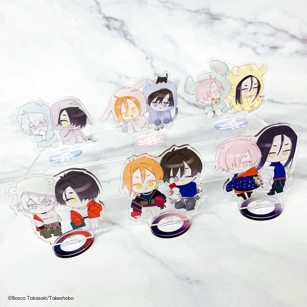 画像2: 高崎ぼすこ先生×COLLABOCAFEHONPO BLANC 2025 ランダム販売ちびキャラアクリルスタンド (2)