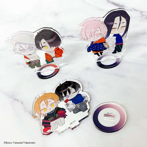 画像3: 高崎ぼすこ先生×COLLABOCAFEHONPO BLANC 2025 ランダム販売ちびキャラアクリルスタンド (3)