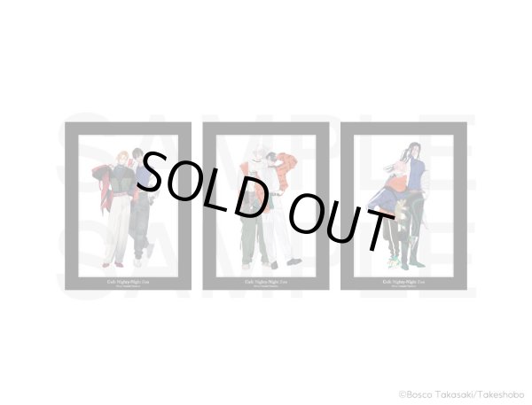 画像2: 【通販限定】高崎ぼすこ先生×COLLABOCAFEHONPO BLANC 2025 A4サイズキャラファインマット(メテオリックロンリーナイト) (2)