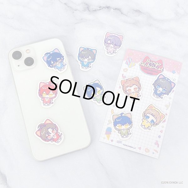 画像3: 【販売期間終了】文豪とアルケミスト×COLLABOCAFEHONPO BLANC 2025 フレークシールA (3)