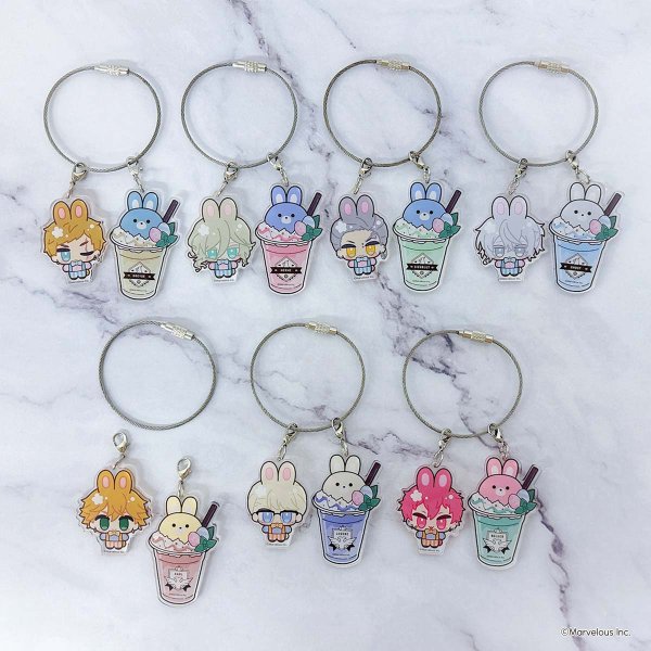 画像3: 千銃士:Rhodoknight×きゃらドリ!! BLANC 2025 トレーディングちびキャラアクリルワイヤーチャームA (3)