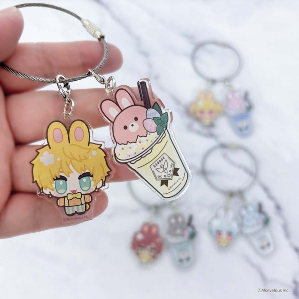 画像2: 千銃士:Rhodoknight×きゃらドリ!! BLANC 2025 トレーディングちびキャラアクリルワイヤーチャームC (2)