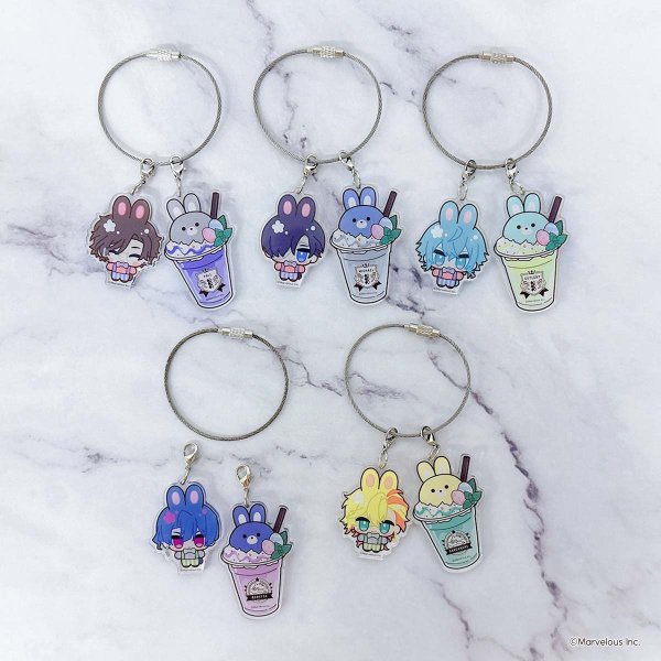 画像3: 千銃士:Rhodoknight×きゃらドリ!! BLANC 2025 トレーディングちびキャラアクリルワイヤーチャームC (3)