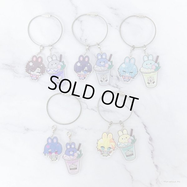 画像3: 【販売期間終了】千銃士:Rhodoknight×きゃらドリ!! BLANC 2025 トレーディングちびキャラアクリルワイヤーチャームC (3)