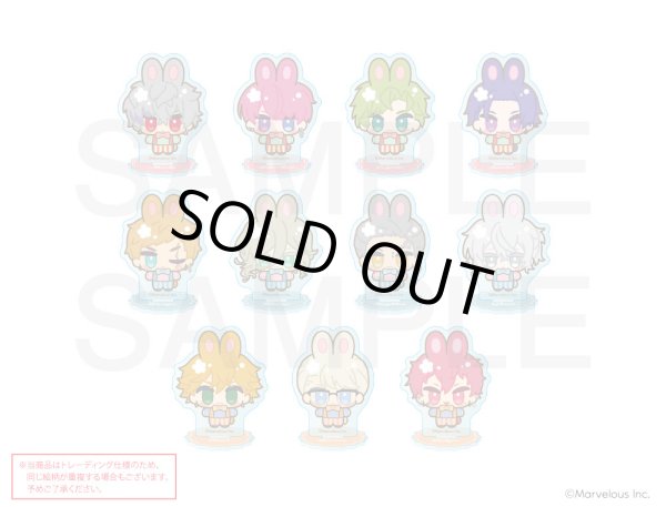 画像1: 【販売期間終了】千銃士:Rhodoknight×きゃらドリ!! BLANC 2025 トレーディングちびキャラアクリルスタンドA (1)