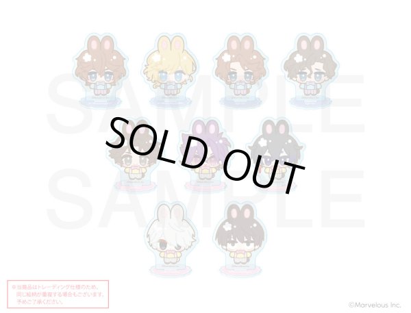 画像1: 【販売期間終了】千銃士:Rhodoknight×きゃらドリ!! BLANC 2025 トレーディングちびキャラアクリルスタンドB (1)