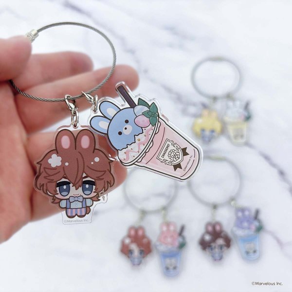 画像2: 千銃士:Rhodoknight×きゃらドリ!! BLANC 2025 トレーディングちびキャラアクリルワイヤーチャームB (2)