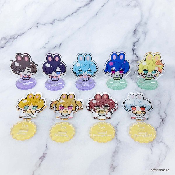 画像2: 千銃士:Rhodoknight×きゃらドリ!! BLANC 2025 トレーディングちびキャラアクリルスタンドC (2)