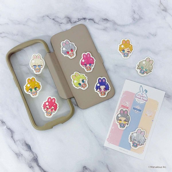 画像2: 千銃士:Rhodoknight×きゃらドリ!! BLANC 2025 フレークシールA (2)