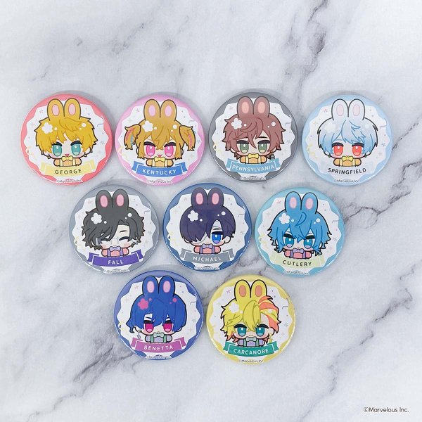 画像2: 千銃士:Rhodoknight×きゃらドリ!! BLANC 2025 トレーディングちびキャラ缶バッジC (2)