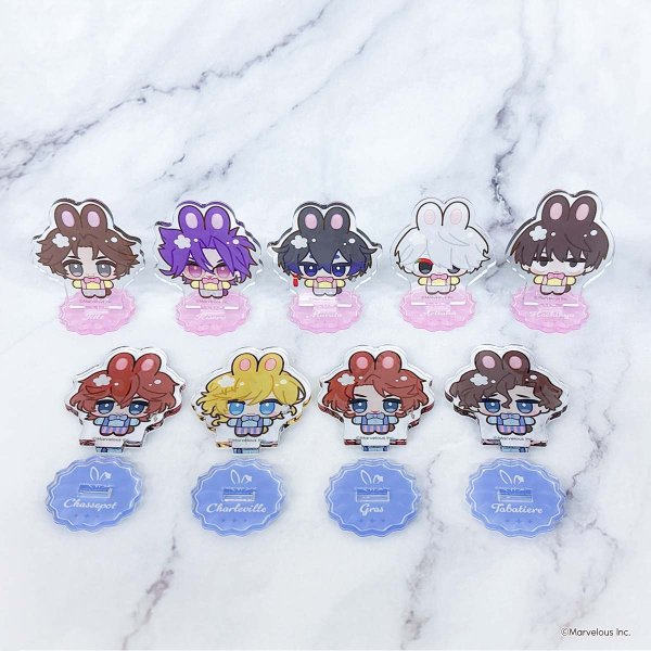 画像2: 千銃士:Rhodoknight×きゃらドリ!! BLANC 2025 トレーディングちびキャラアクリルスタンドB (2)